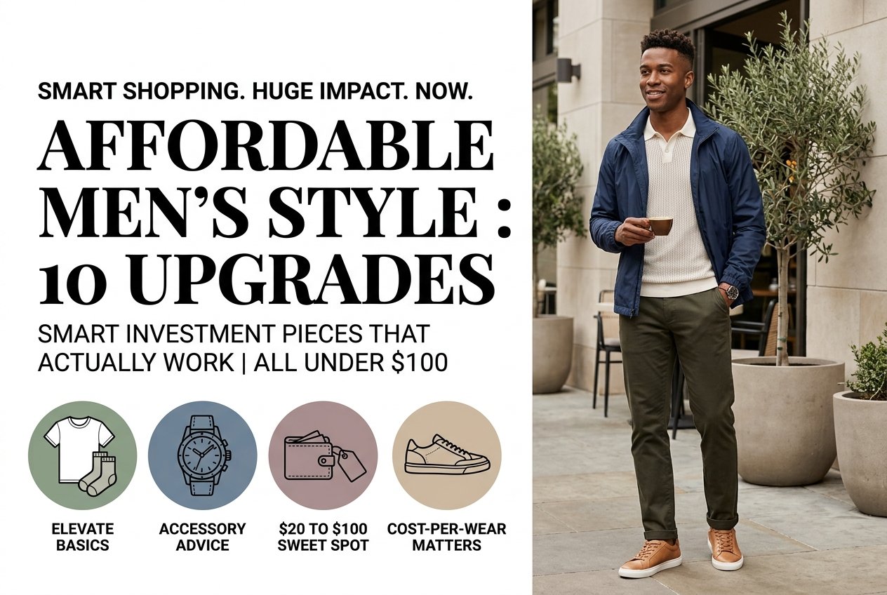 Affordable Men's Style: 10 Upgrades Under $100 That Actually Work