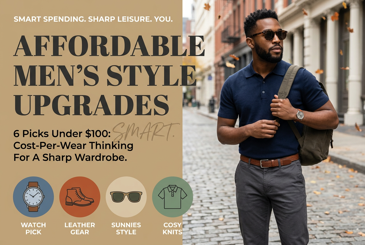Affordable Men's Style Upgrades: 6 Picks Under $100