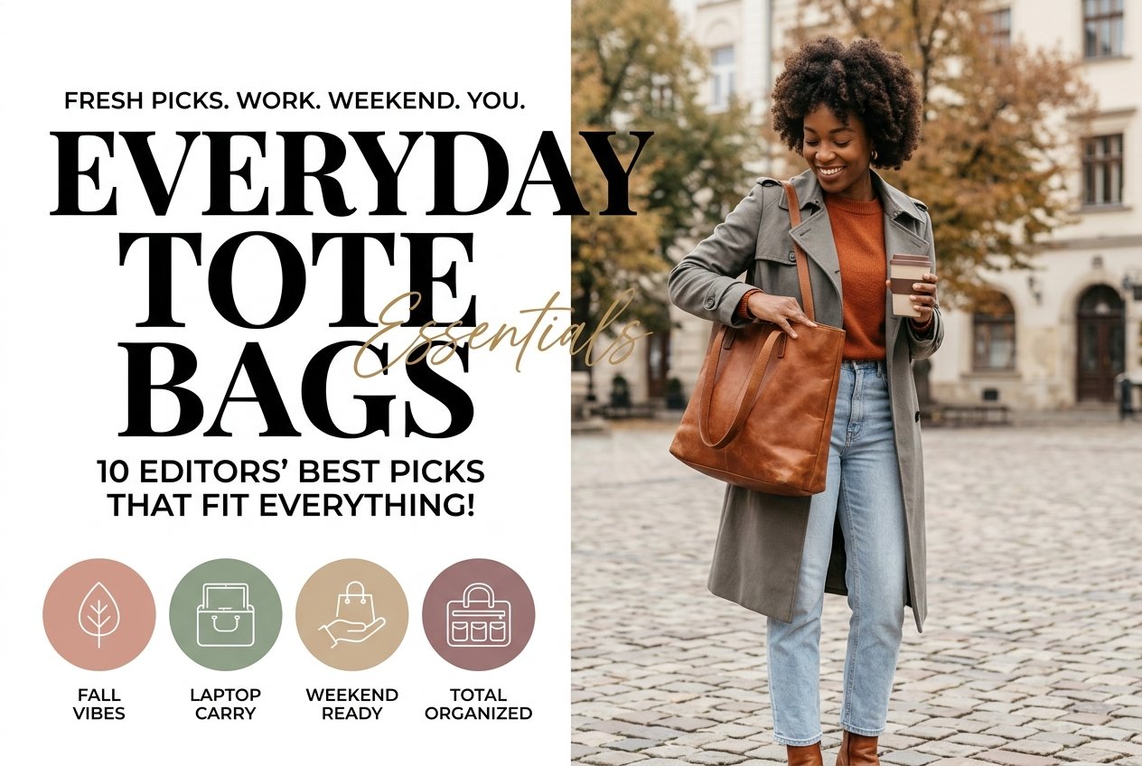 Everyday Tote Bags: 10 Best Picks for Work & Weekend (That Fit Everything!)