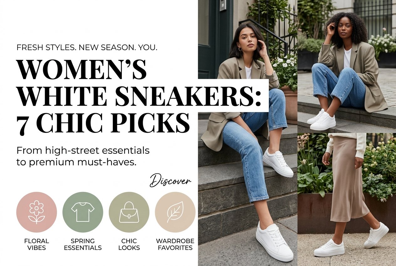 Women's White Sneakers: 7 Chic Picks From High-Street to Premium