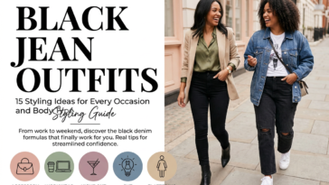 Black Jean Outfits: 15 Styling Ideas for Every Body & Occasion
