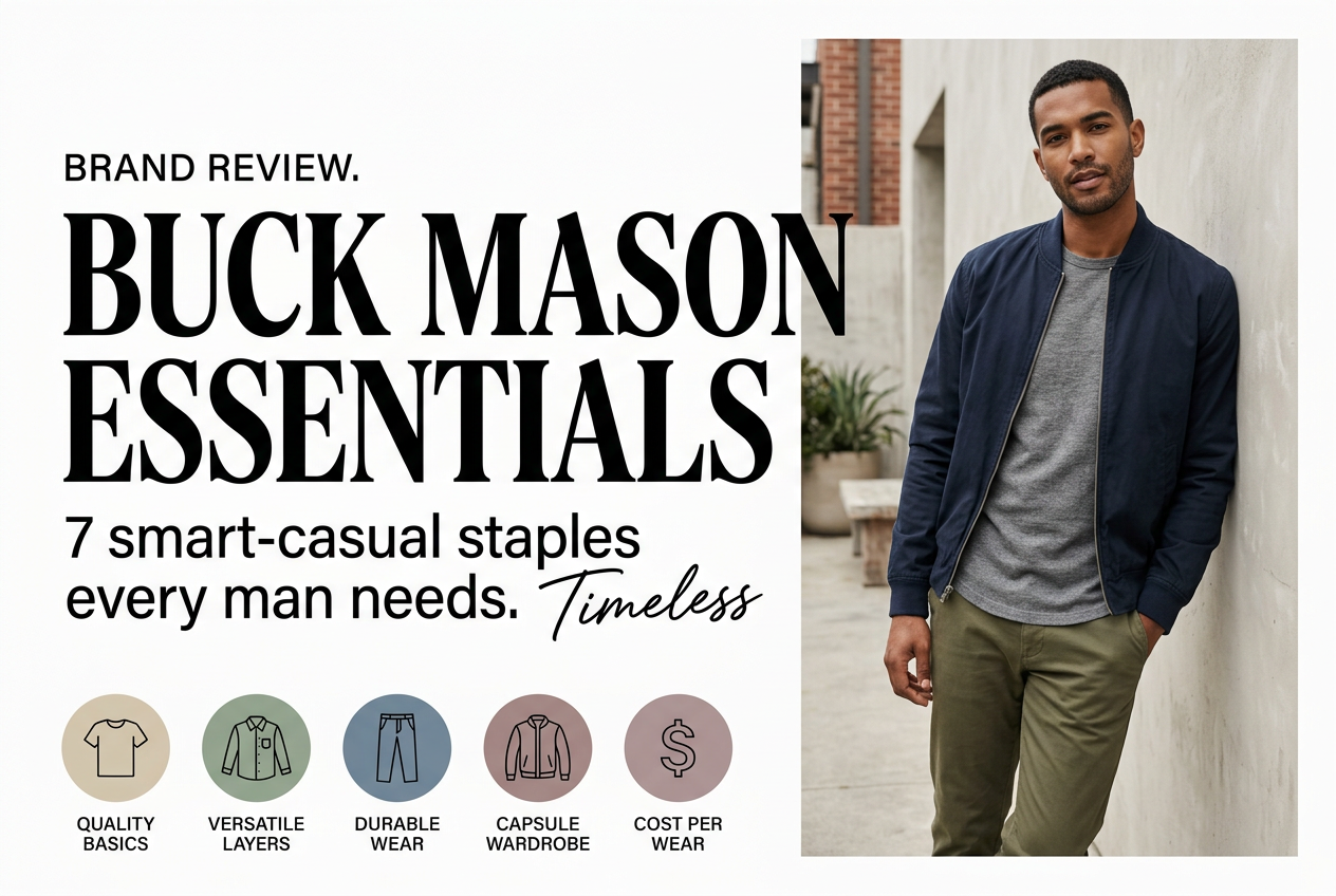 Buck Mason Essentials: 7 Smart-Casual Staples Every Man Needs (and Why They're Worth It)
