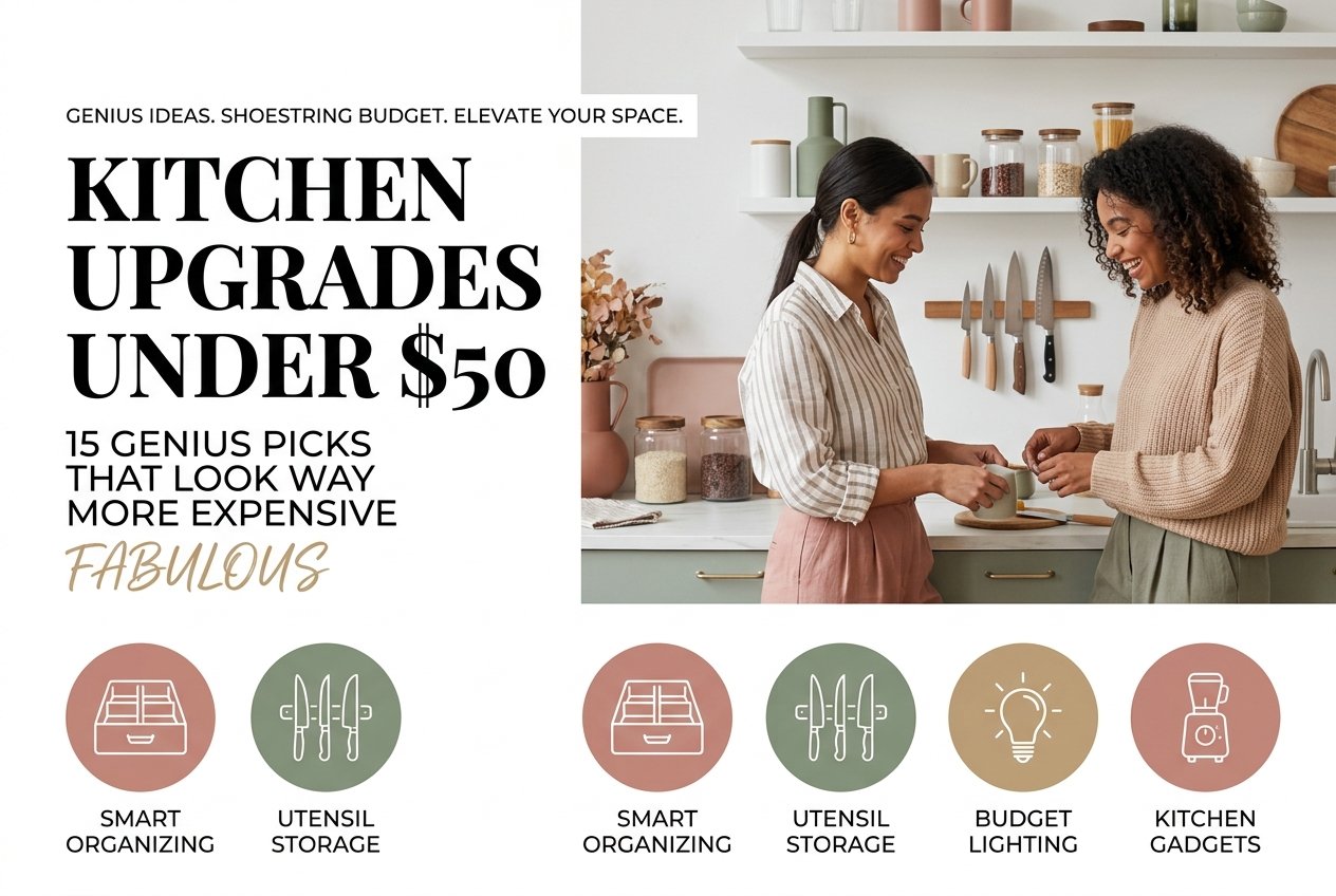 Kitchen Upgrades Under $50: 15 Genius Picks That Look Way More Expensive