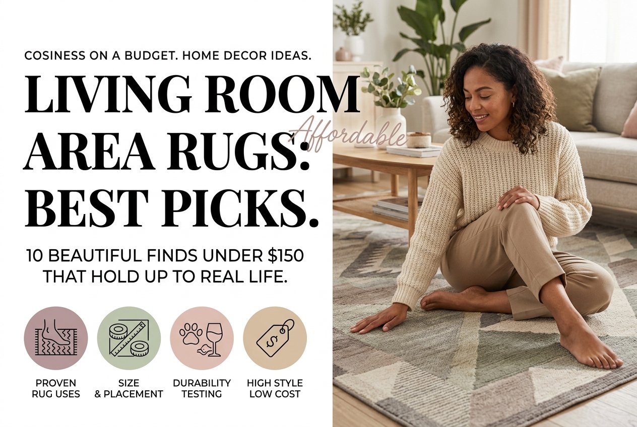 Living Room Area Rugs: 10 Best Budget-Friendly Picks Under $150