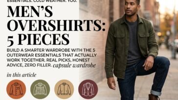 Men's Overshirts: 5 Essential Outerwear Pieces for Your Capsule Wardrobe