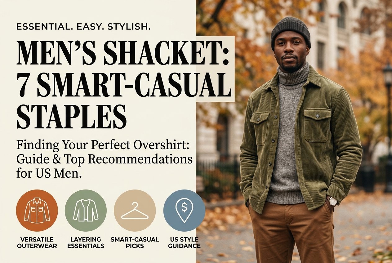 Men's Shacket: 7 Smart-Casual Staples & Overshirt Guide for US Men