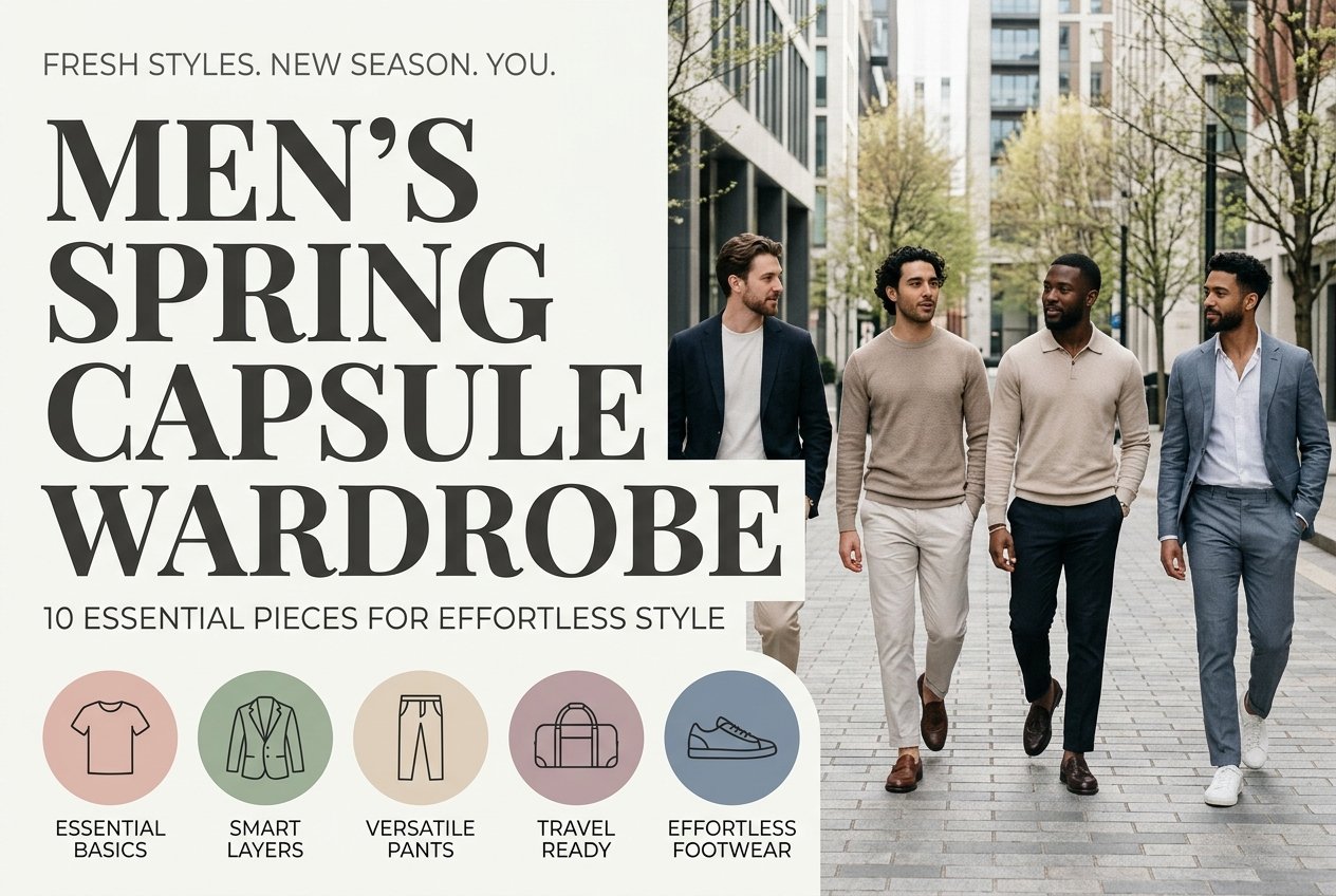 Men's Spring Capsule Wardrobe: 10 Essential Pieces for Effortless Style