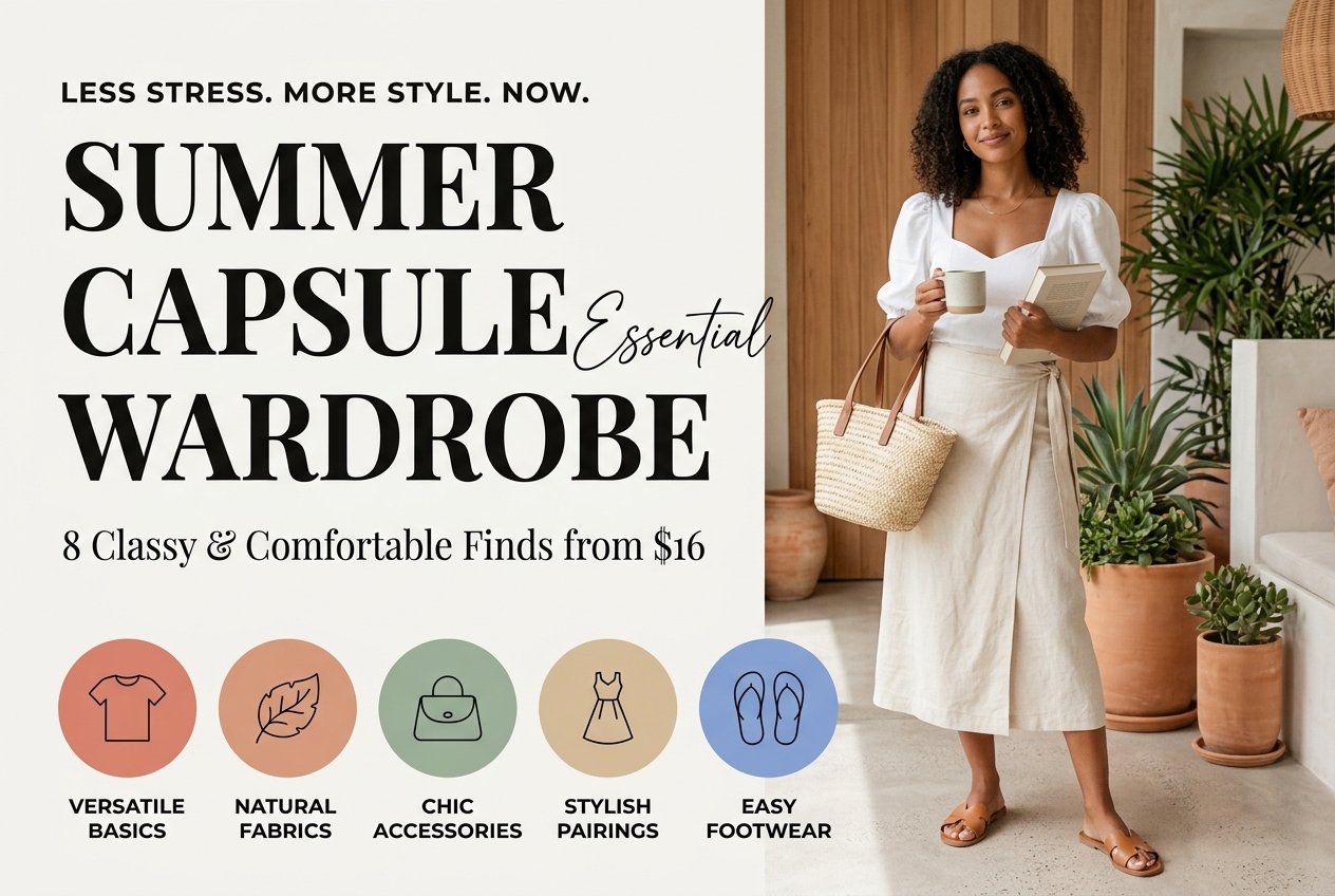 Summer Capsule Wardrobe: 8 Classy & Comfortable Finds from $16