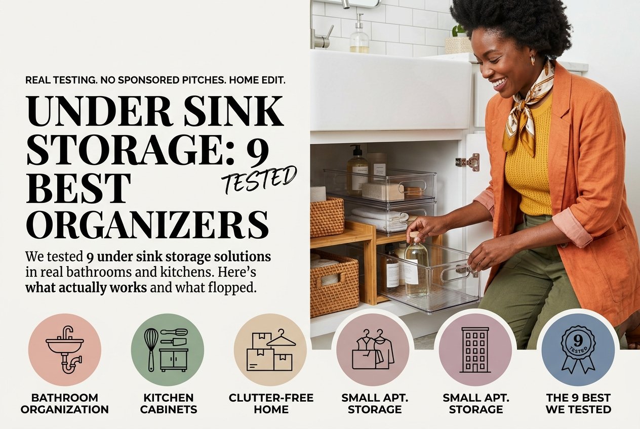 Under Sink Storage: 9 Best Organizers We Tested