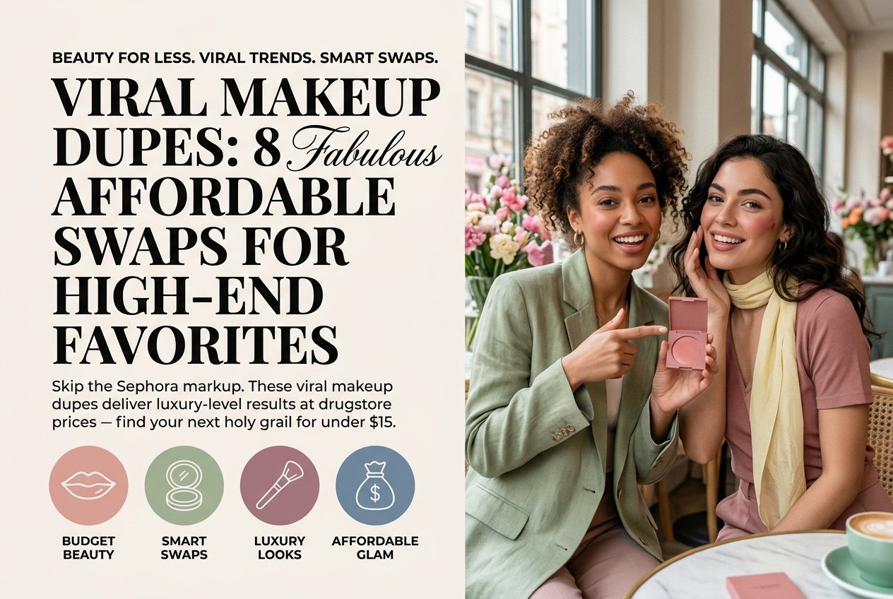 Viral Makeup Dupes: 8 Affordable Swaps for High-End Favorites