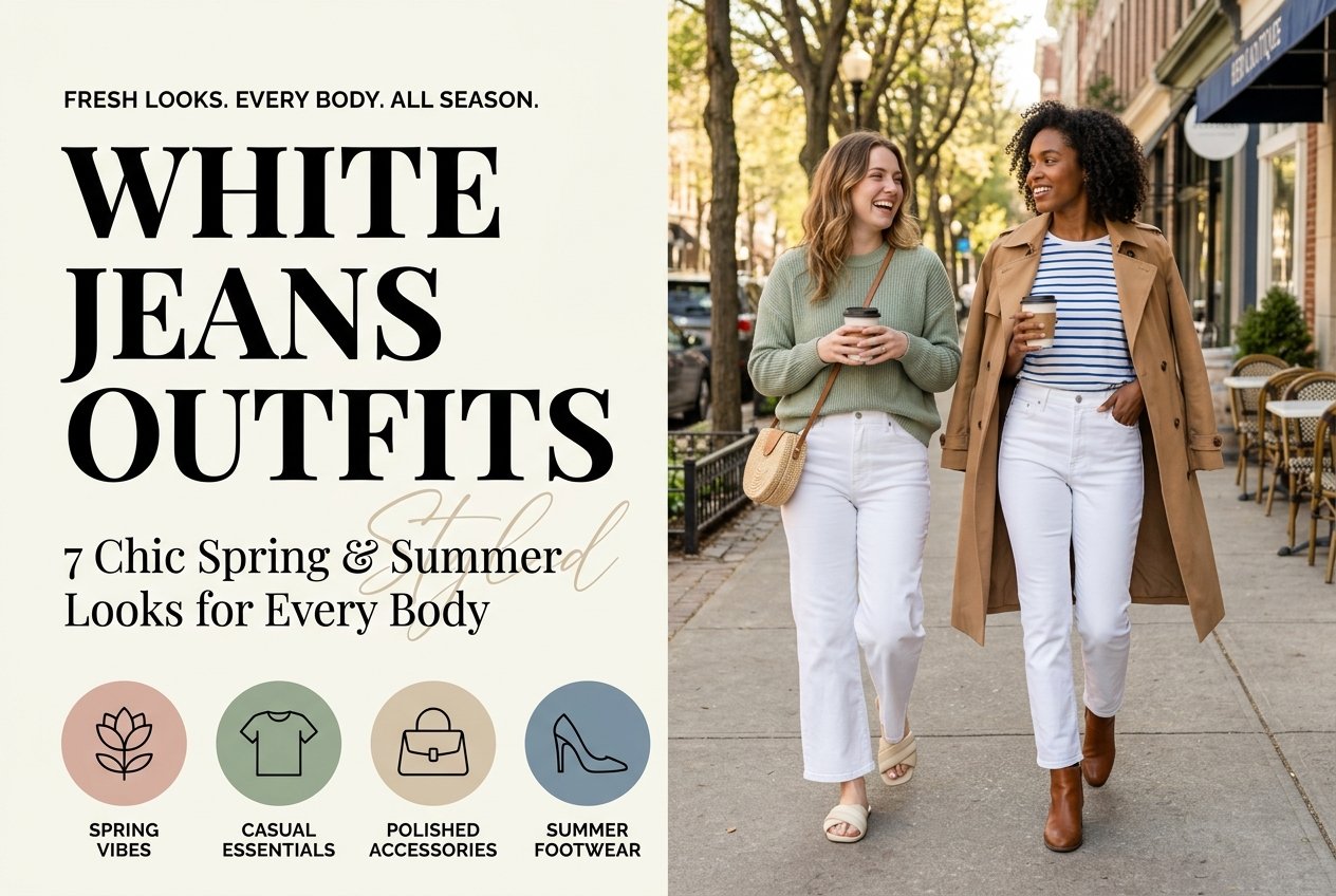 White Jeans Outfits: 7 Chic Spring & Summer Looks for Every Body