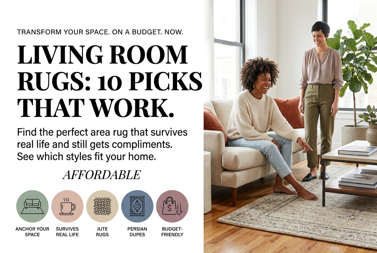 Living Room Rugs: 10 Budget-Friendly Picks That Actually Transform Your Space