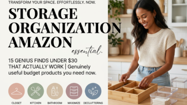 Storage Organization Amazon: 15 Genius Finds Under $30 That Actually Work — Amazon storage organizers