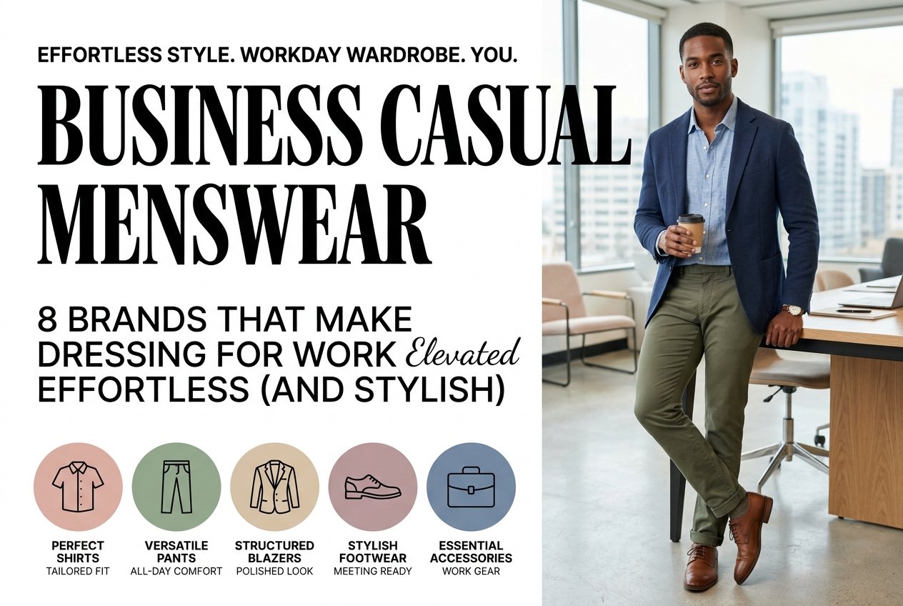 Business Casual Menswear: 8 Brands That Make Dressing for Work Effortless (and Stylish)