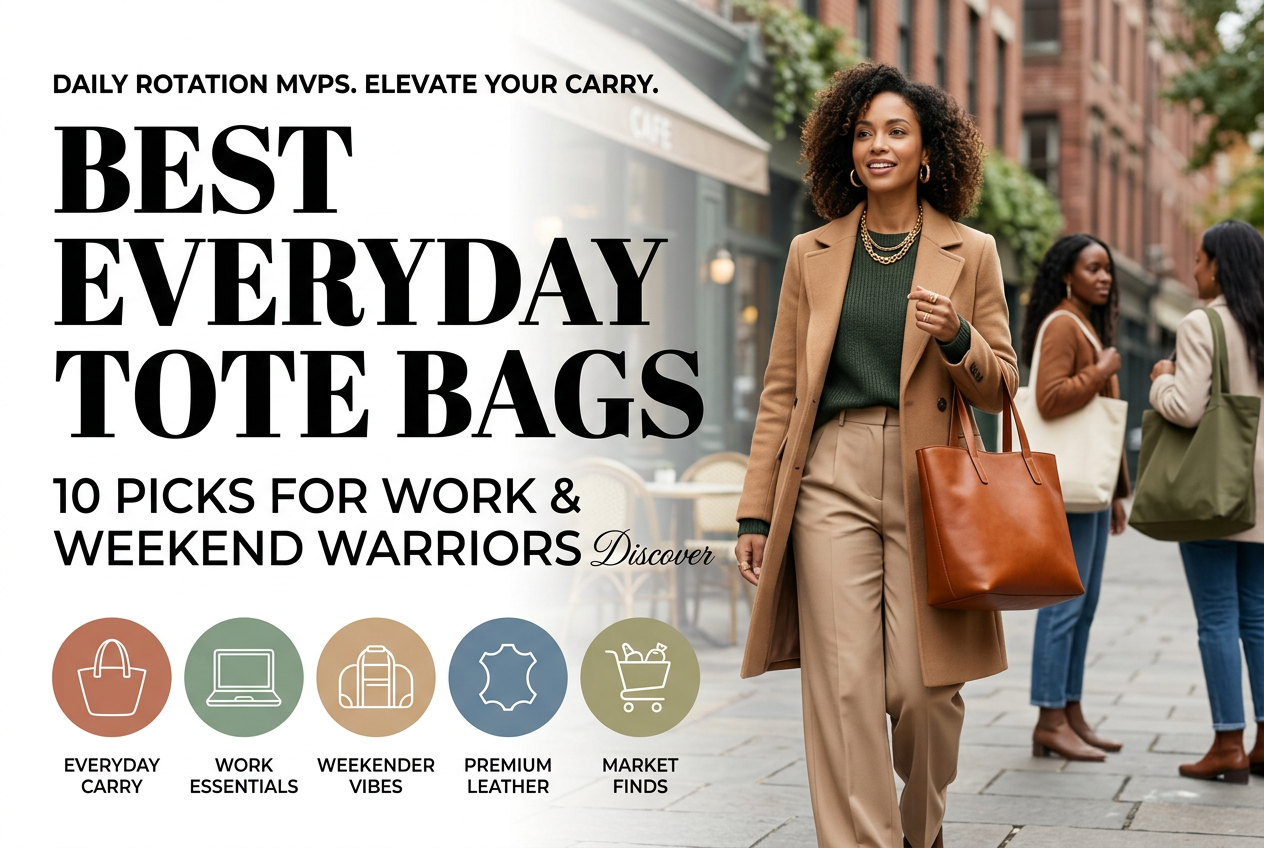 Best Everyday Tote Bags: 10 Picks for Work & Weekend Warriors