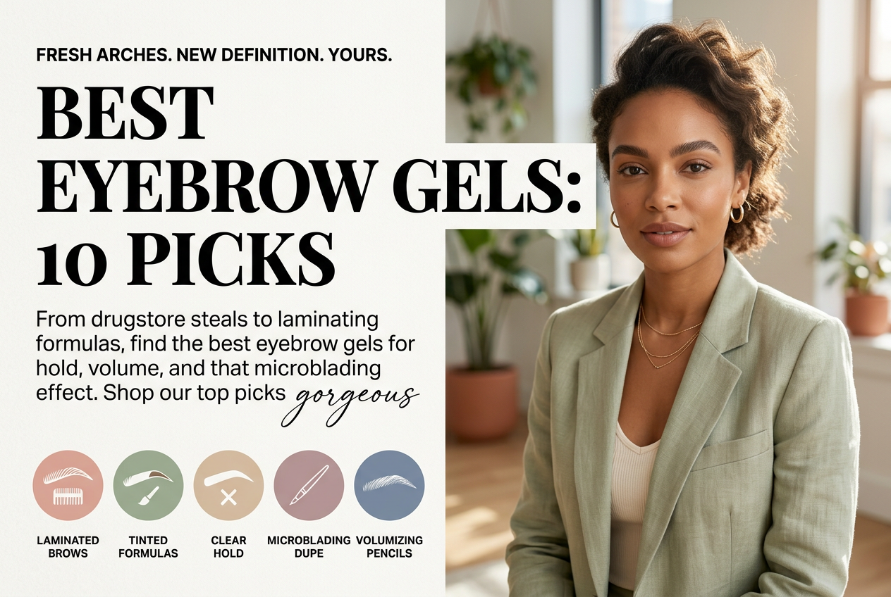 Best Eyebrow Gels: 10 Picks From Laminated to Natural (Plus a Microblading Dupe!)
