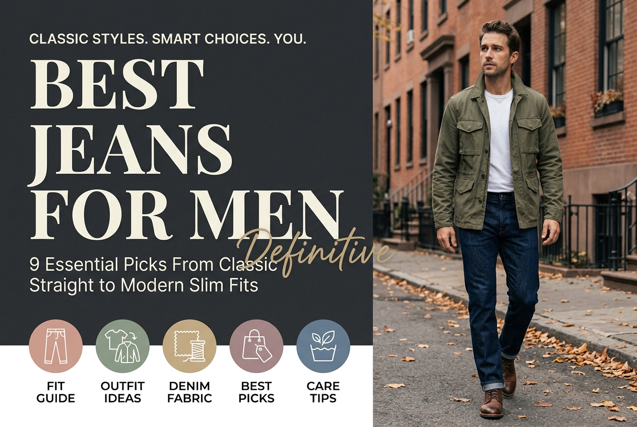 Best Jeans for Men: 9 Essential Picks From Classic Straight to Modern Slim Fits