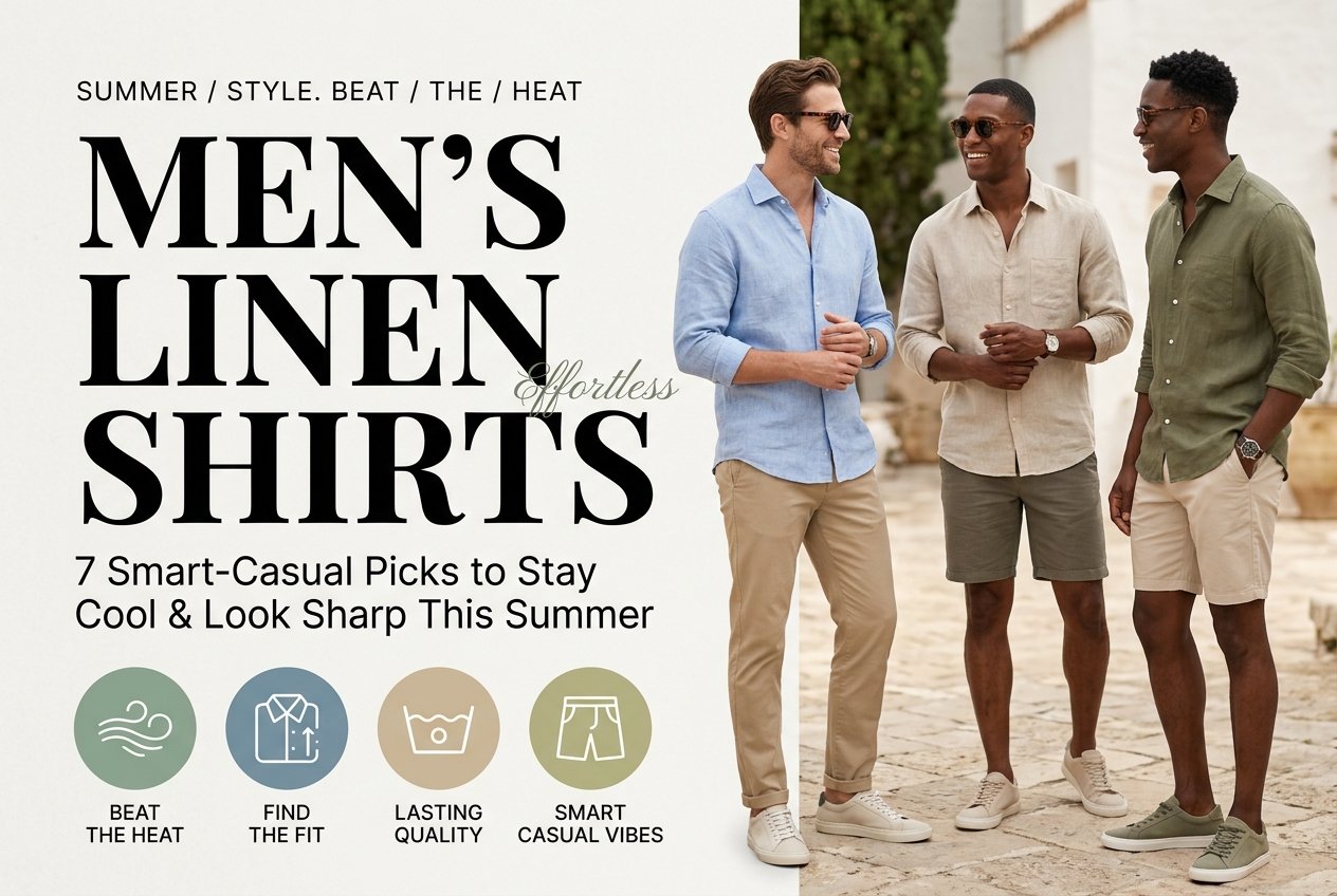 Men's Linen Shirts: 7 Smart-Casual Picks to Stay Cool & Look Sharp This Summer