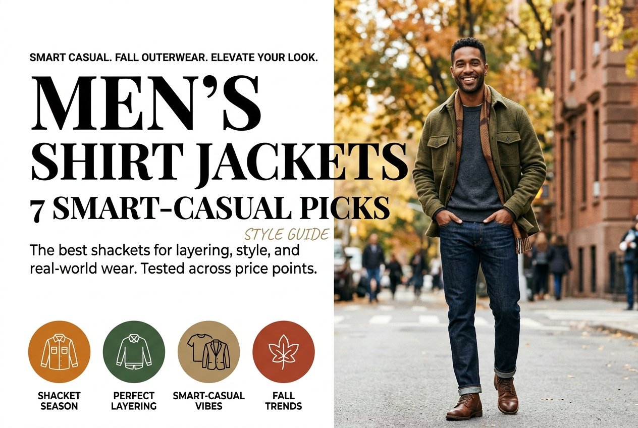 Men's Shirt Jackets: 7 Smart-Casual Picks to Elevate Your Fall Wardrobe