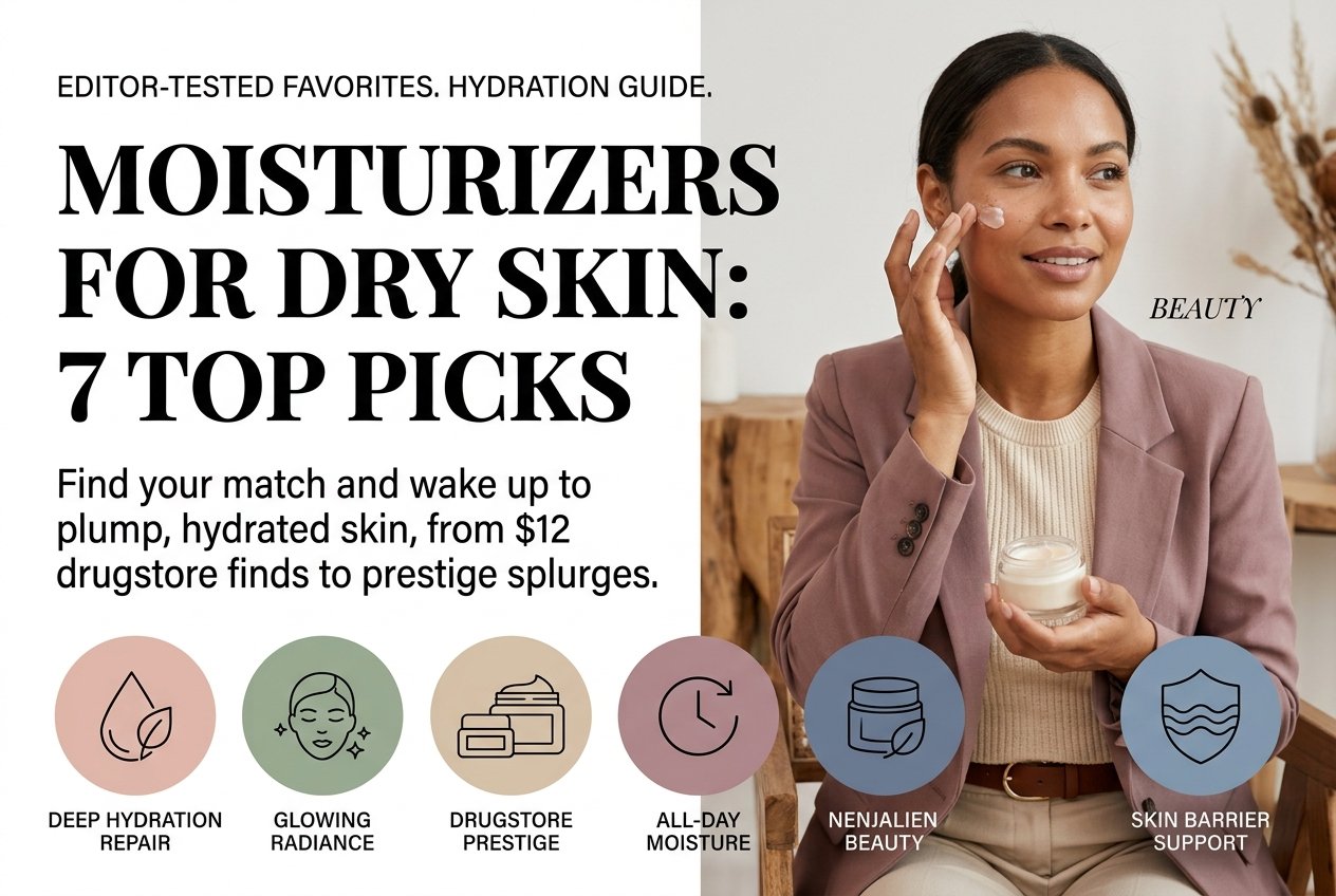 Moisturizers for Dry Skin: 7 Editor-Tested Picks from Drugstore to Prestige