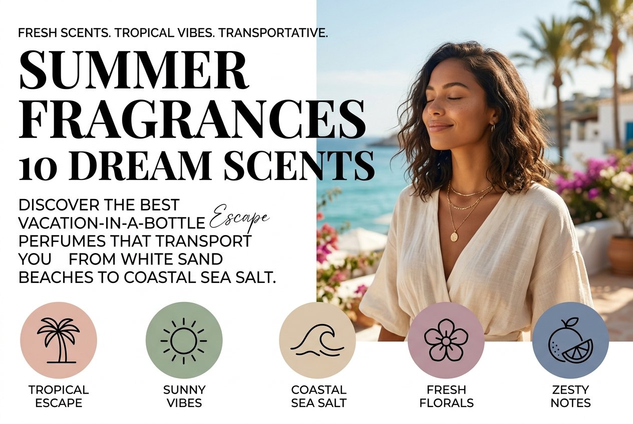 Summer Fragrances: 10 Scents That Smell Like a Dream Vacation (Without the Airfare)