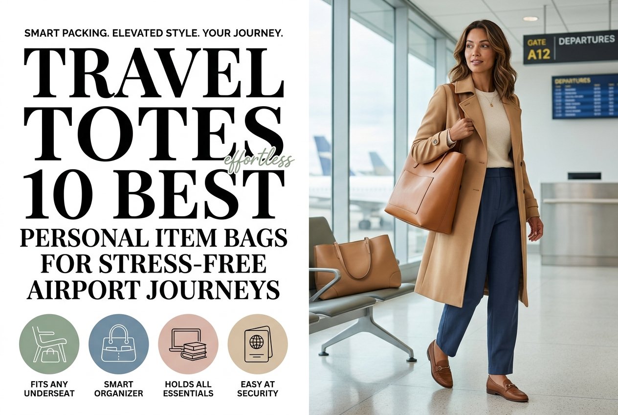Travel Totes: 10 Best Personal Item Bags for Stress-Free Airport Journeys