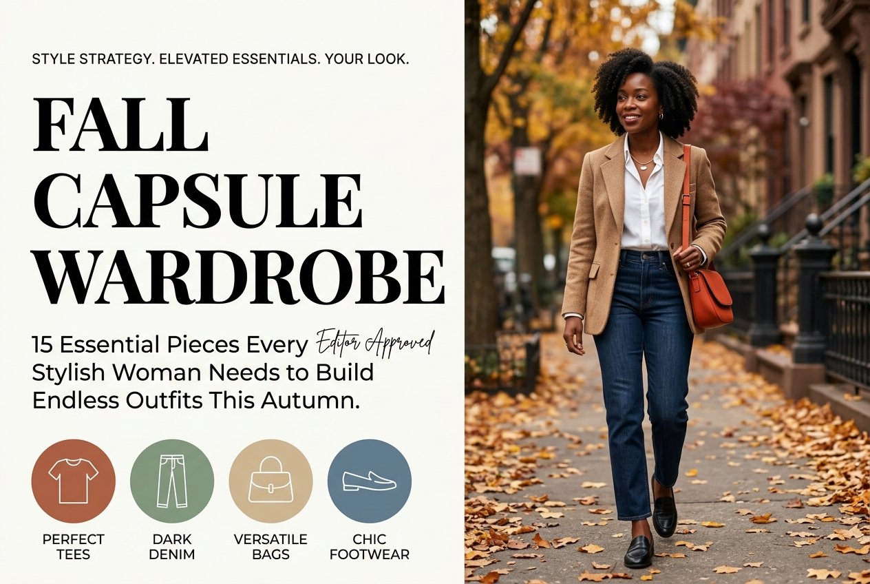 Fall Capsule Wardrobe: 15 Essential Pieces Every Stylish Woman Needs