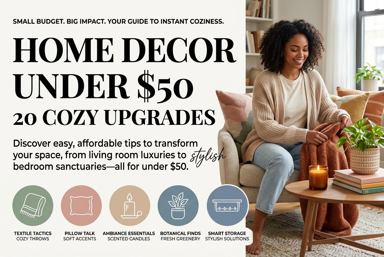Home Decor Under $50: 20 Cozy Upgrades to Refresh Your Space for Less