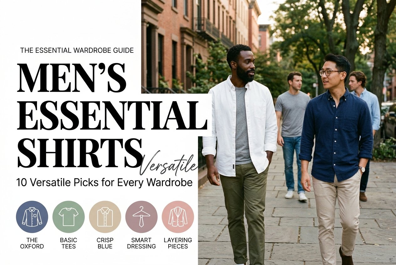 Men's Essential Shirts: 10 Versatile Picks for Every Wardrobe