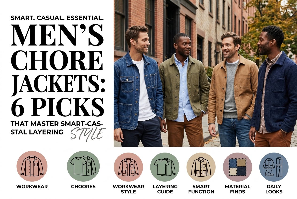 Men's Chore Jackets: 6 Picks That Master Smart-Casual Layering