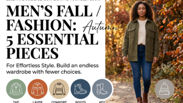 Men's Fall Fashion: 5 Essential Pieces for Effortless Style