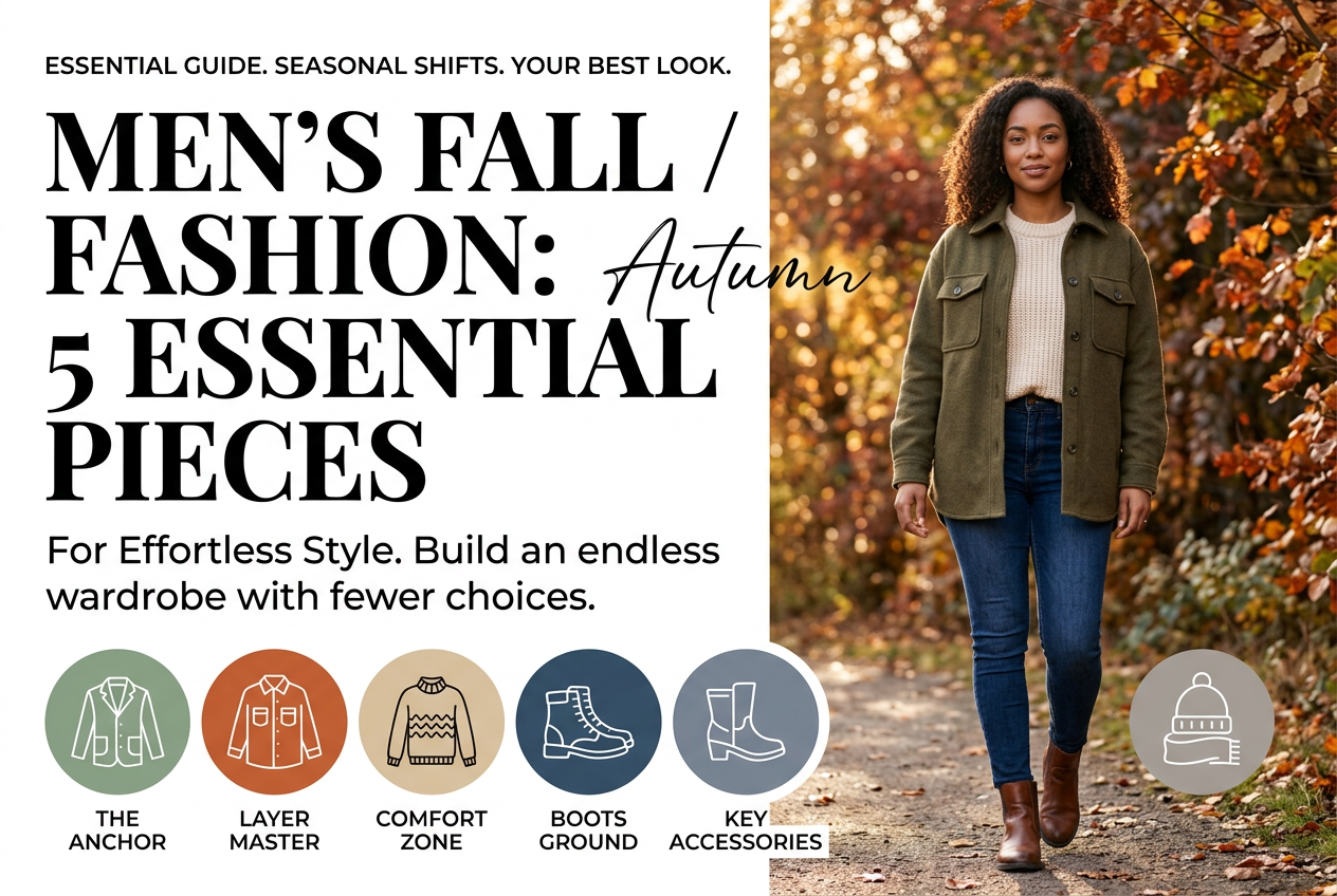 Men's Fall Fashion: 5 Essential Pieces for Effortless Style