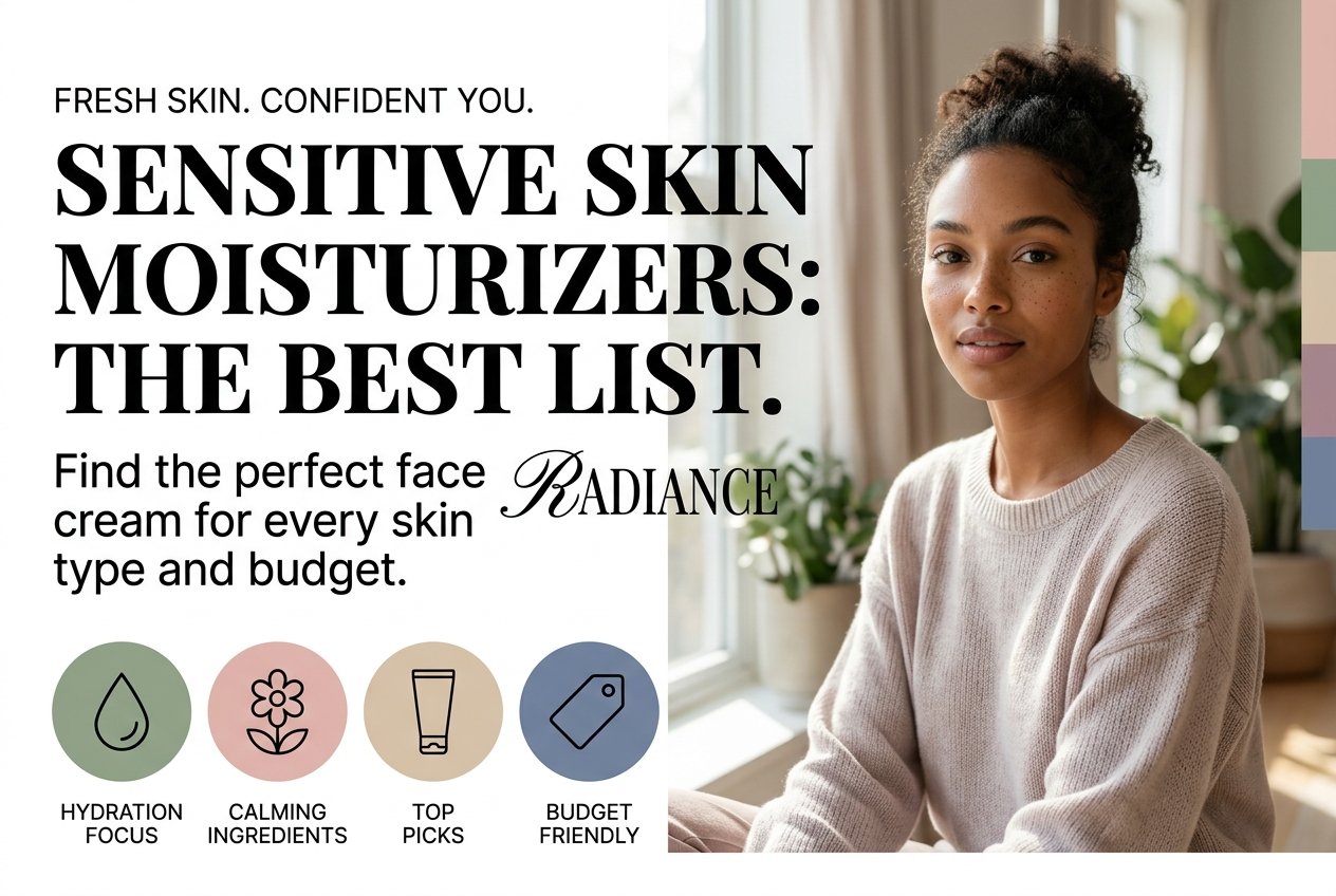 Sensitive Skin Moisturizers: 9 Best Face Moisturizers for Every Skin Type & Budget