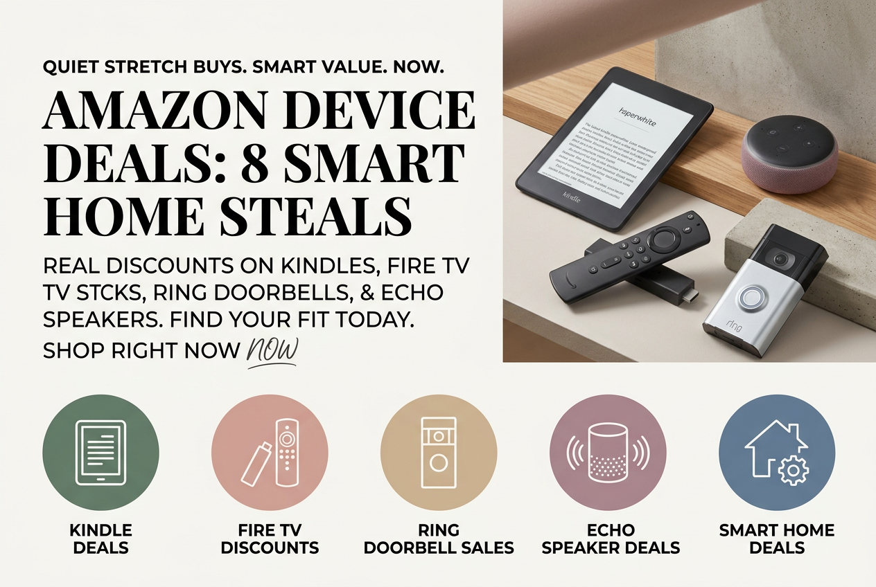 Amazon Device Deals: 8 Smart Home & Entertainment Steals to Shop Right Now