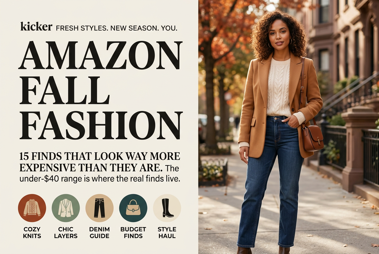 Amazon Fall Fashion: 15 Finds That Look Way More Expensive Than They Are