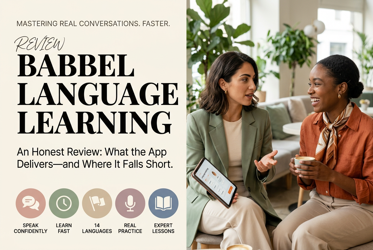 Babbel Language Learning App: Master Real Conversations in 14 Languages