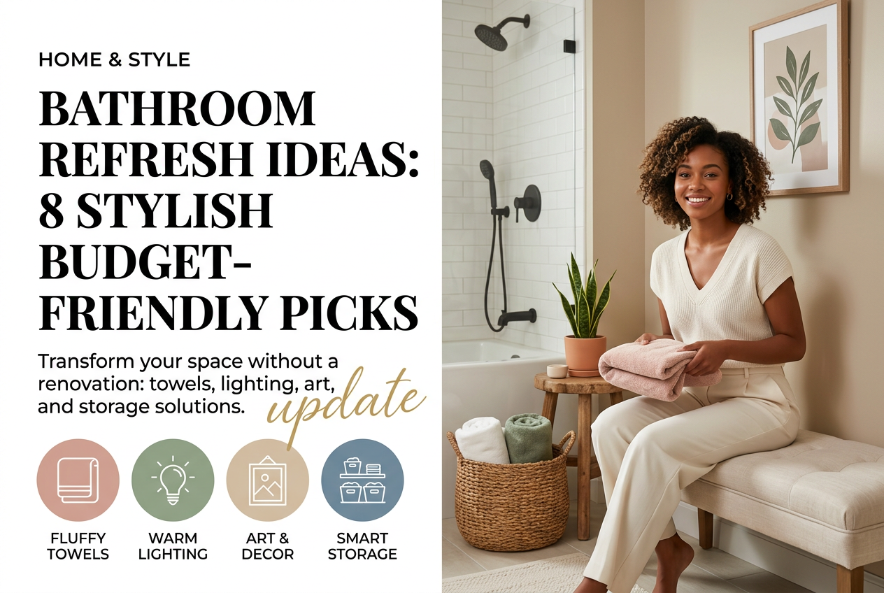 Bathroom Refresh Ideas: 8 Stylish Budget-Friendly Picks You'll Love