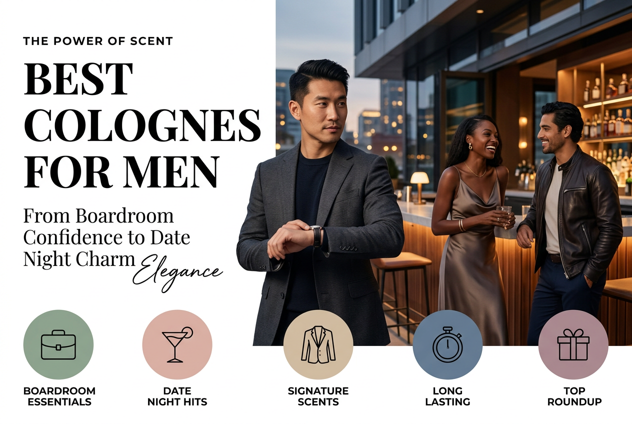 Best Colognes for Men: From Boardroom Confidence to Date Night Charm
