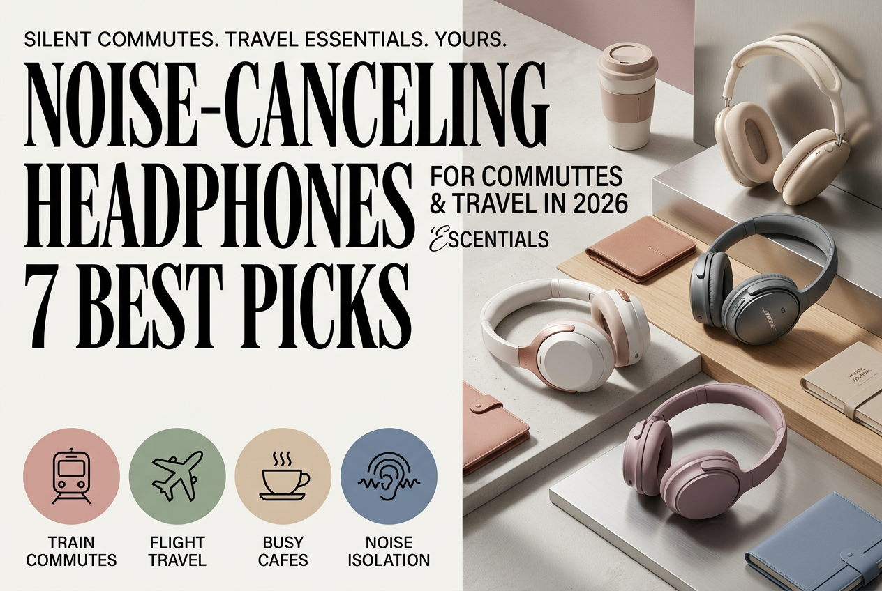 Noise-Canceling Headphones: 7 Best Picks for Commutes & Travel in 2026