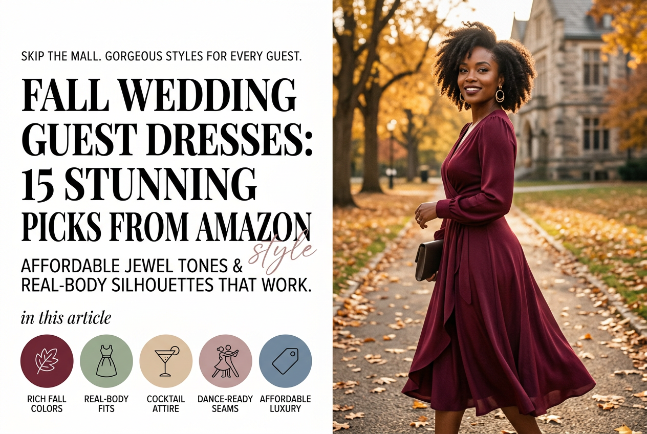 Fall Wedding Guest Dresses: 15 Stunning Picks From Amazon