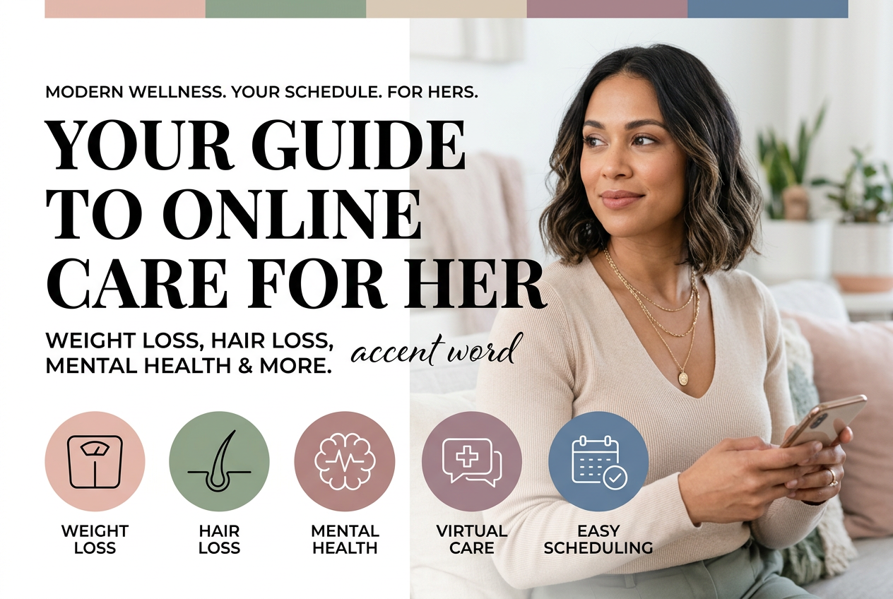 For Hers Women's Telehealth: Your Guide to Online Care for Weight Loss, Hair Loss & More