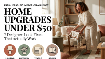 Home Upgrades Under $50: 7 Designer-Look Fixes That Actually Work