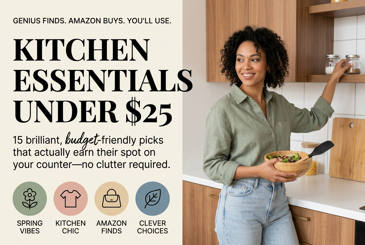 Kitchen Essentials Under $25: 15 Genius Amazon Finds You'll Actually Use