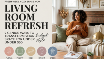Living Room Refresh: 7 Genius Ways to Transform Your Space for Under $50