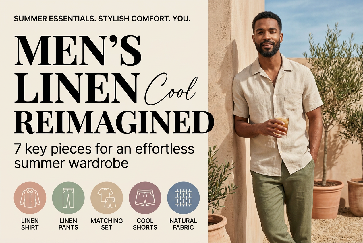 Men's Linen: 7 Essential Pieces for a Cool & Stylish Summer Wardrobe
