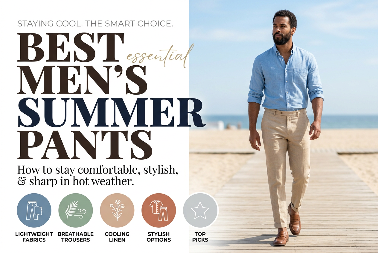 Men's Summer Pants: 5 Best Picks to Stay Cool & Comfortable