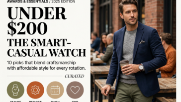 Men's Watches Under $200: 10 Smart-Casual Picks That Don't Compromise on Style