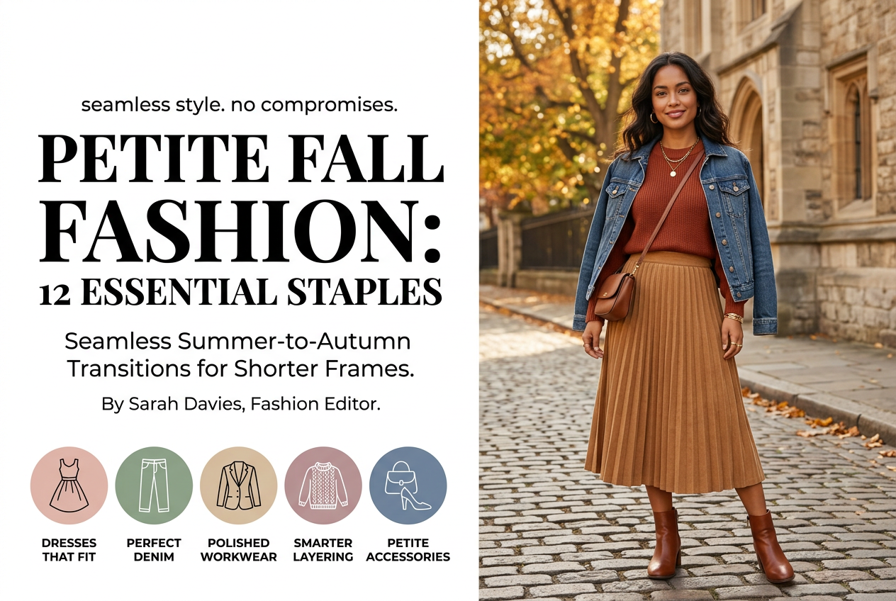 Petite Fall Fashion: 12 Essential Staples for Seamless Summer-to-Autumn Transitions