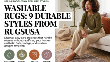 Washable Rugs: 9 Durable Styles From RugsUSA for Every Room — washable rugs RugsUSA