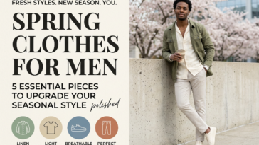 Spring Clothes for Men: 5 Essential Pieces to Upgrade Your Seasonal Style